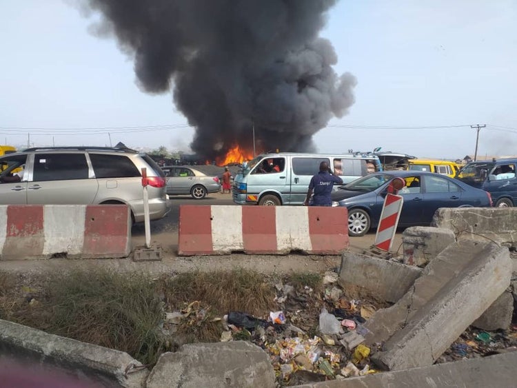 Just In: Fire Burns Popular Kara Cattle Market