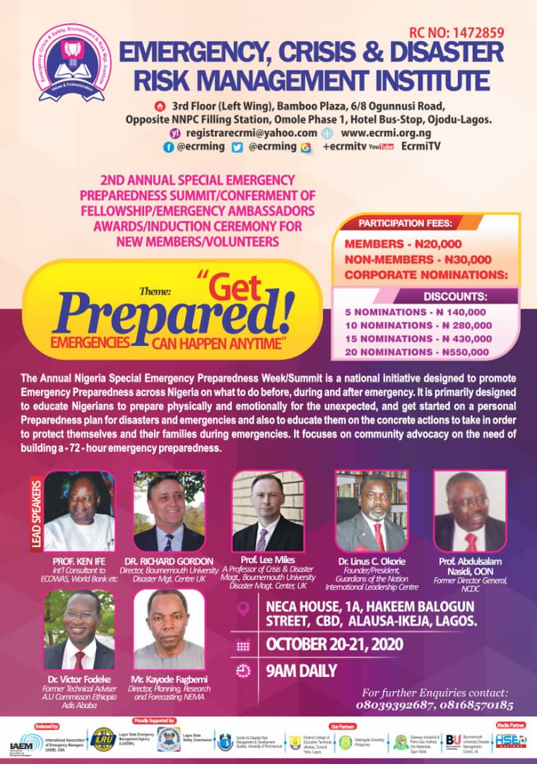 Emergency, Crisis & Disaster Risk Management Institute annual summit