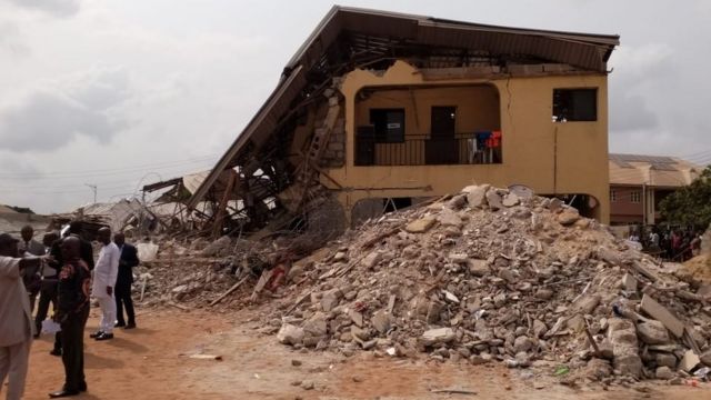Delta building collapse