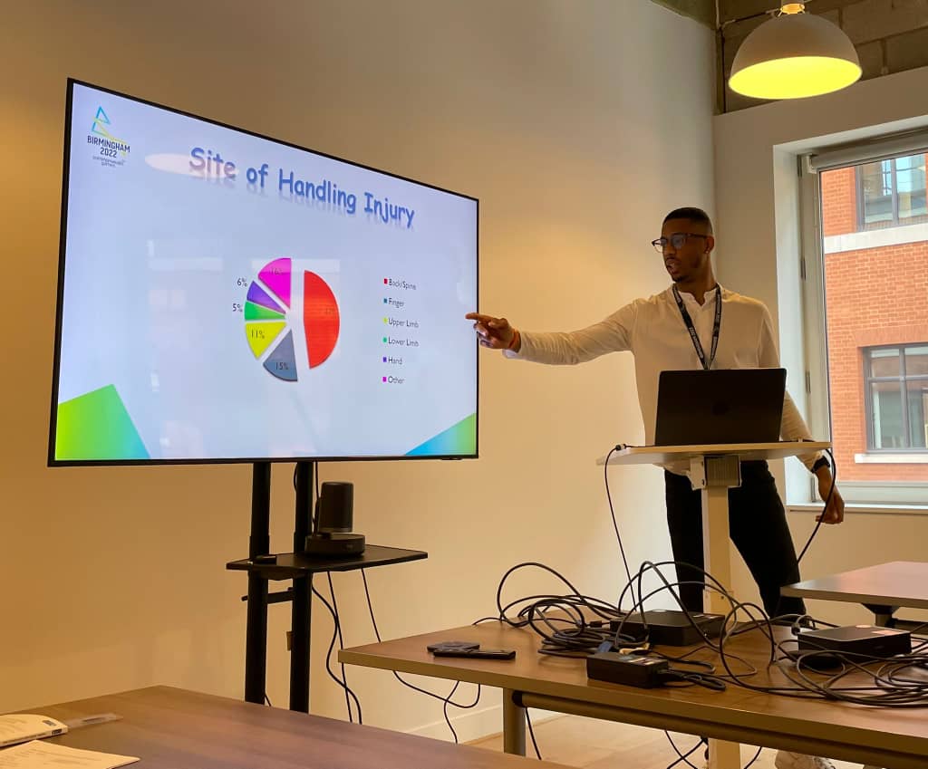 Bennett Williams, maintaining a stand with safety and sport