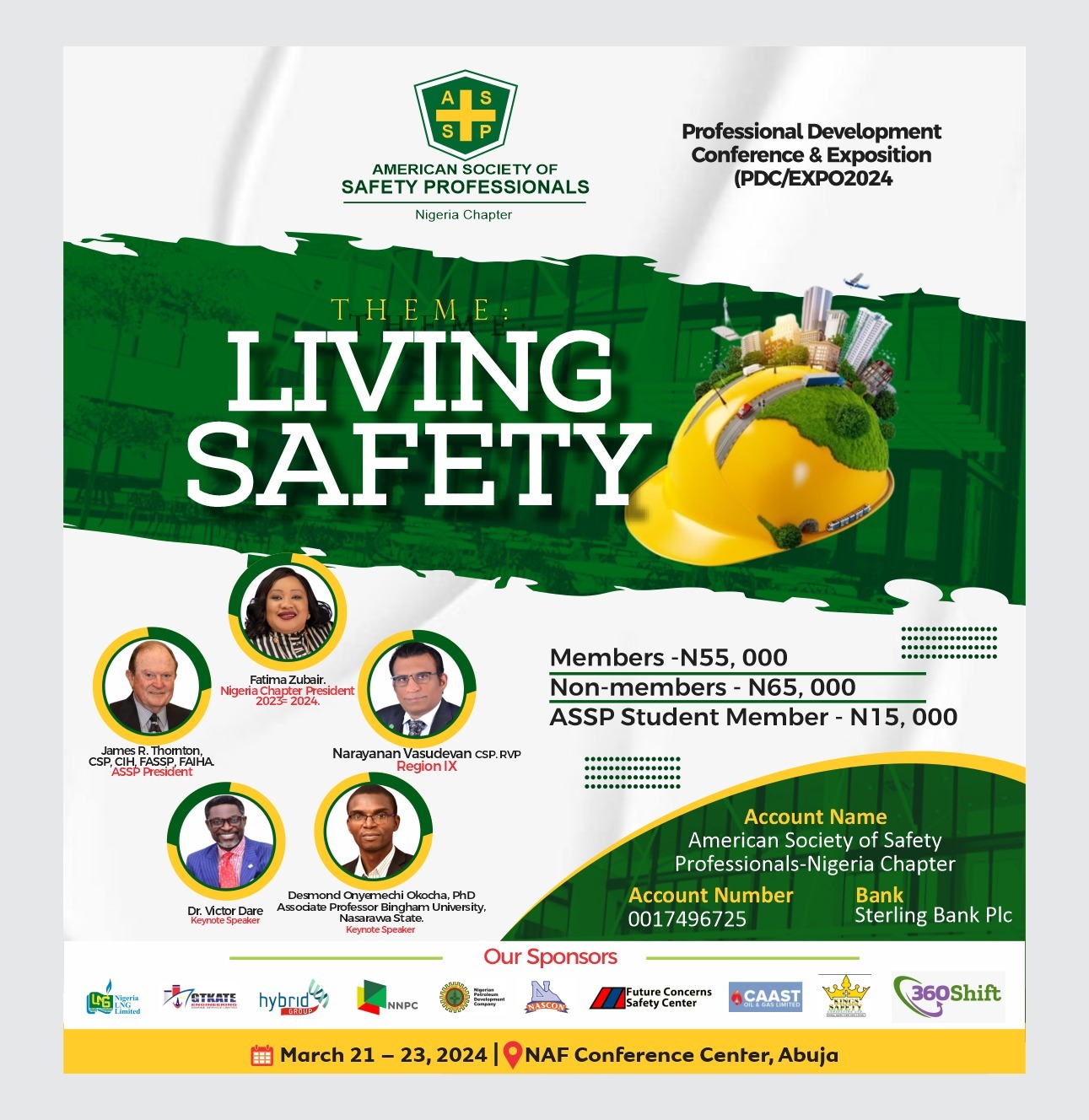 PDC+EXPO 2024, themed Living Safety.