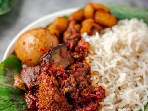 Rice and Palm Oil Stew