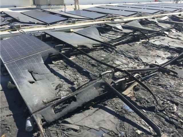 Solar Panels Cause Fire