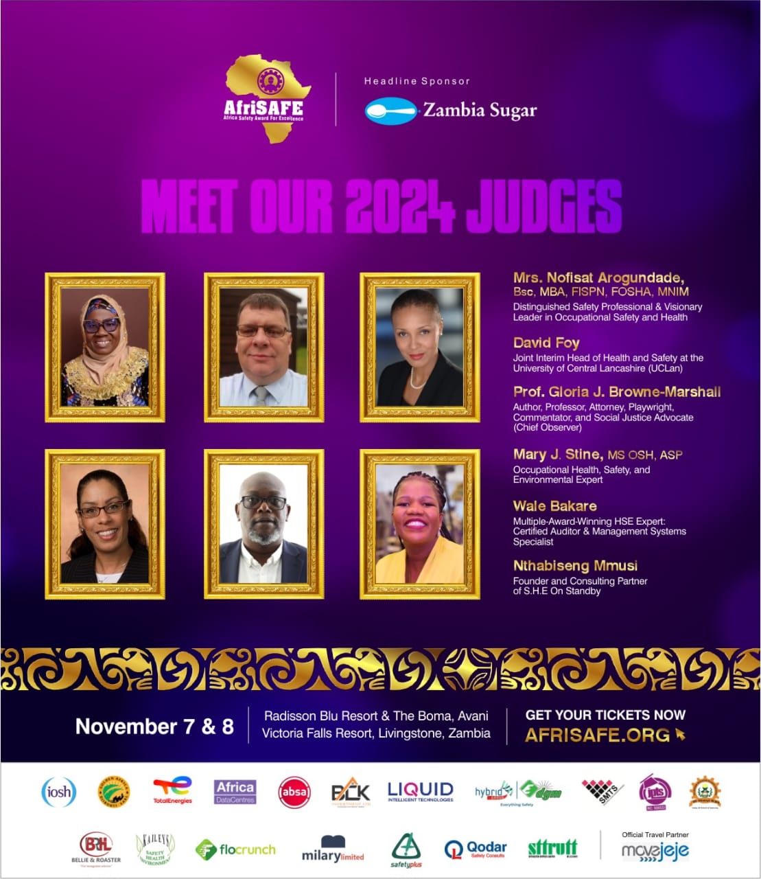 AfriSAFE 2024 Judges
