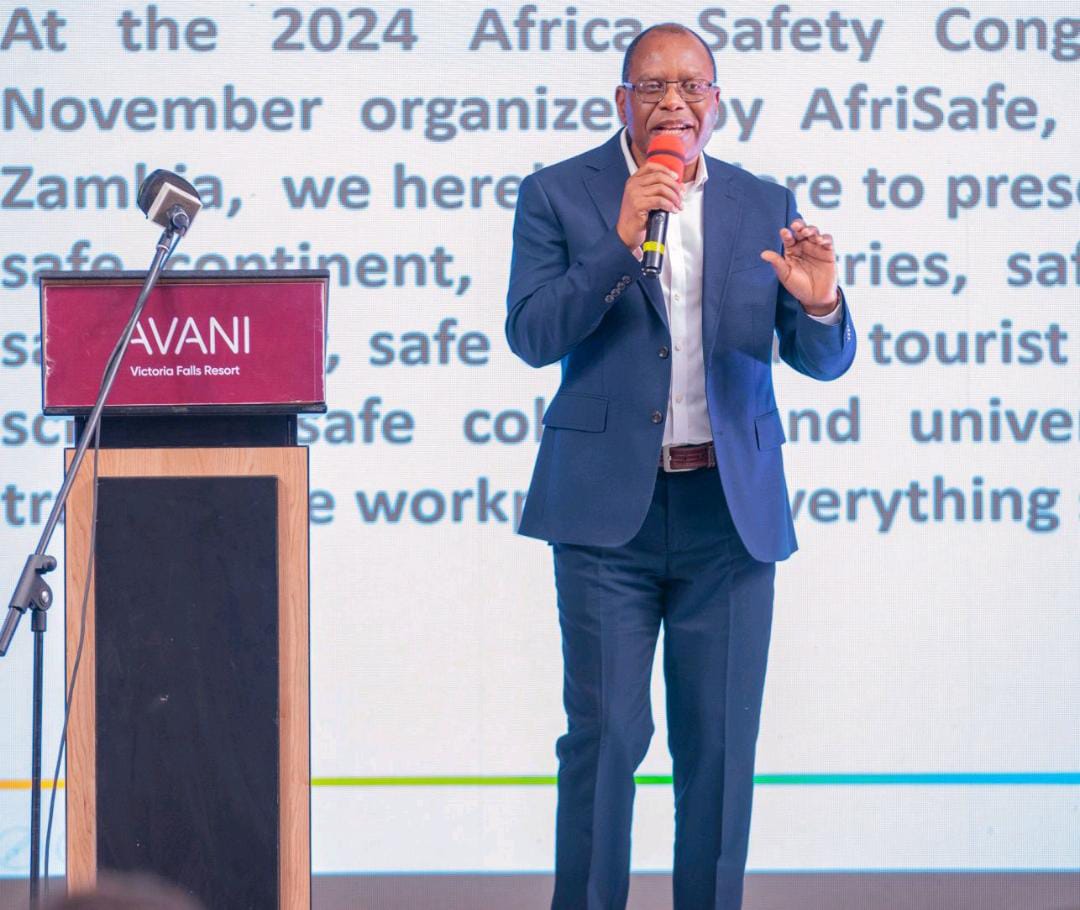 Zambia Sugar CEO Proposes Livingstone Safety Declaration at AfriSafe 2024