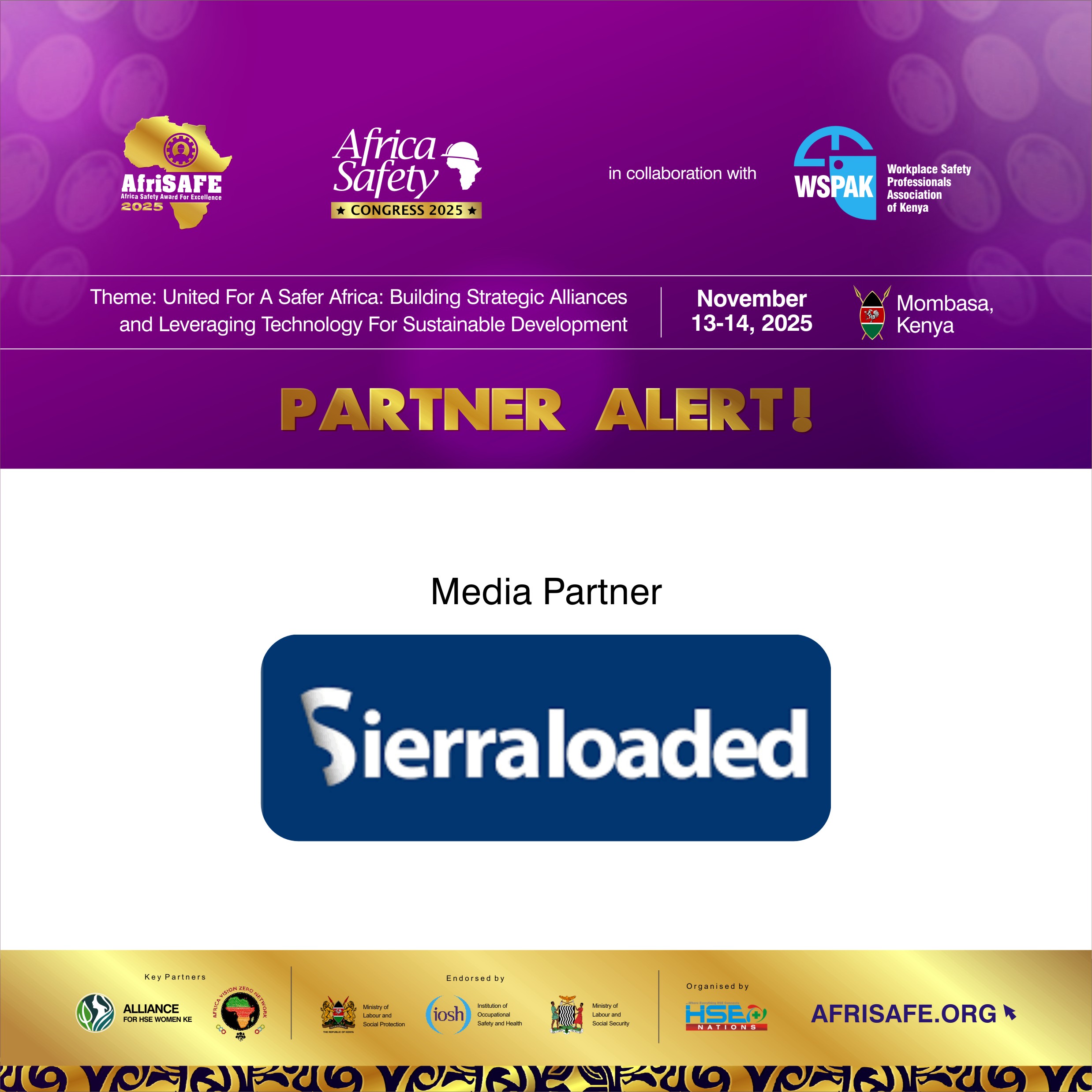 Sierraloaded Joins AfriSAFE 2025