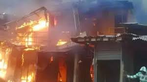 Fire Incident at Oja Oba Ikirun, Osun State