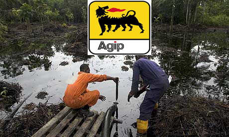  Blast at Agip terminal reduces crude oil production by 25,000 barrels per day