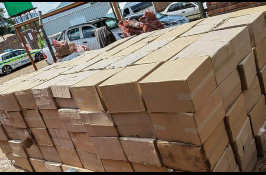  Limpopo Police confiscated 1,865 counterfeit cigarettes and others 