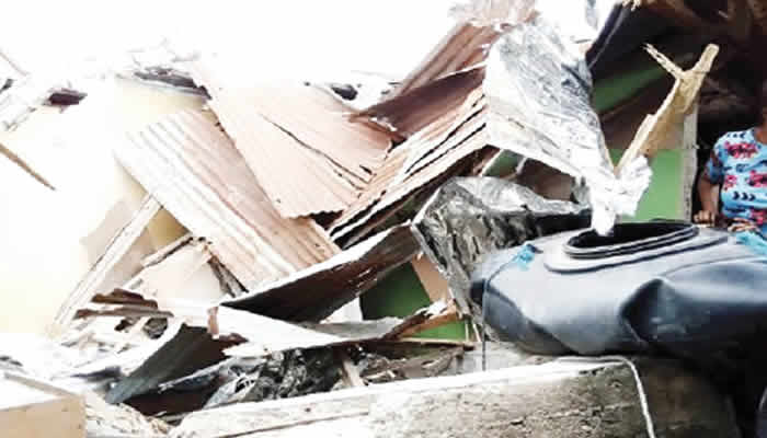 Building collapse in Enugu