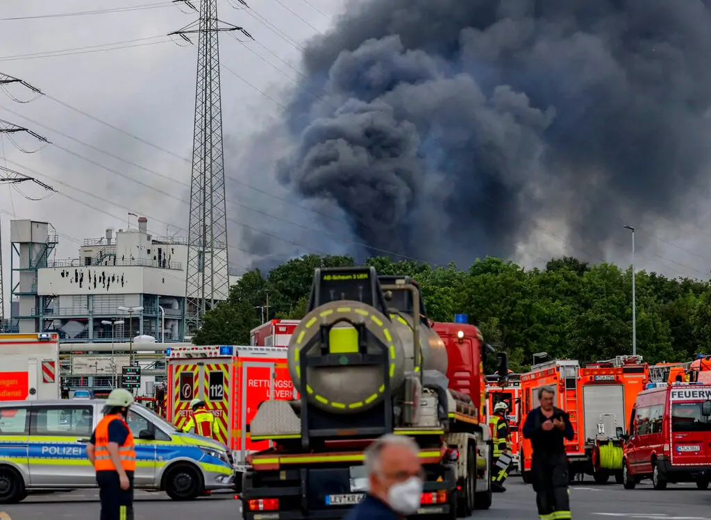 Fire in Germany hospital