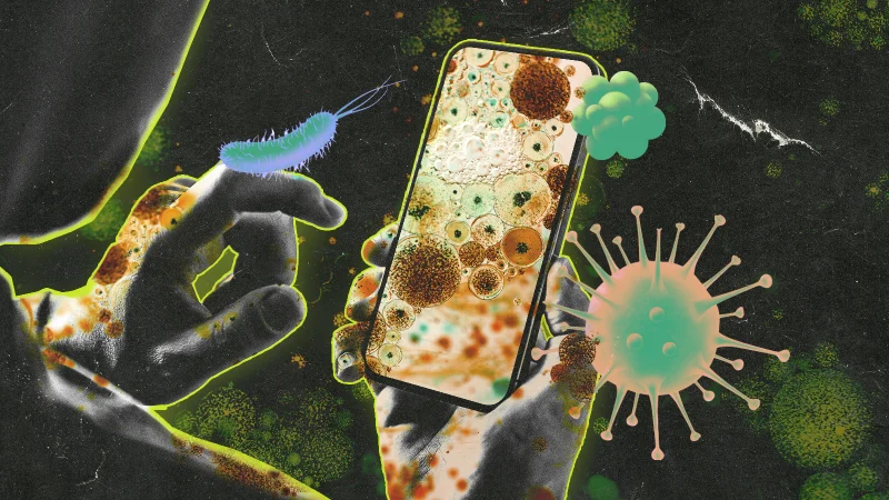 The Phone Screen Germs You Can’t See — And Why Hand Sanitizer Isn’t Enough