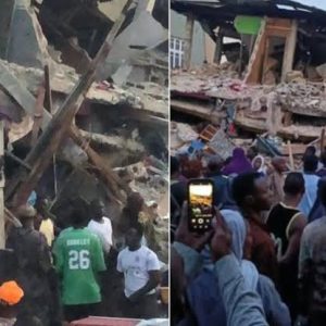 Many Trapped as Two-Storey Building Collapses in Lagos