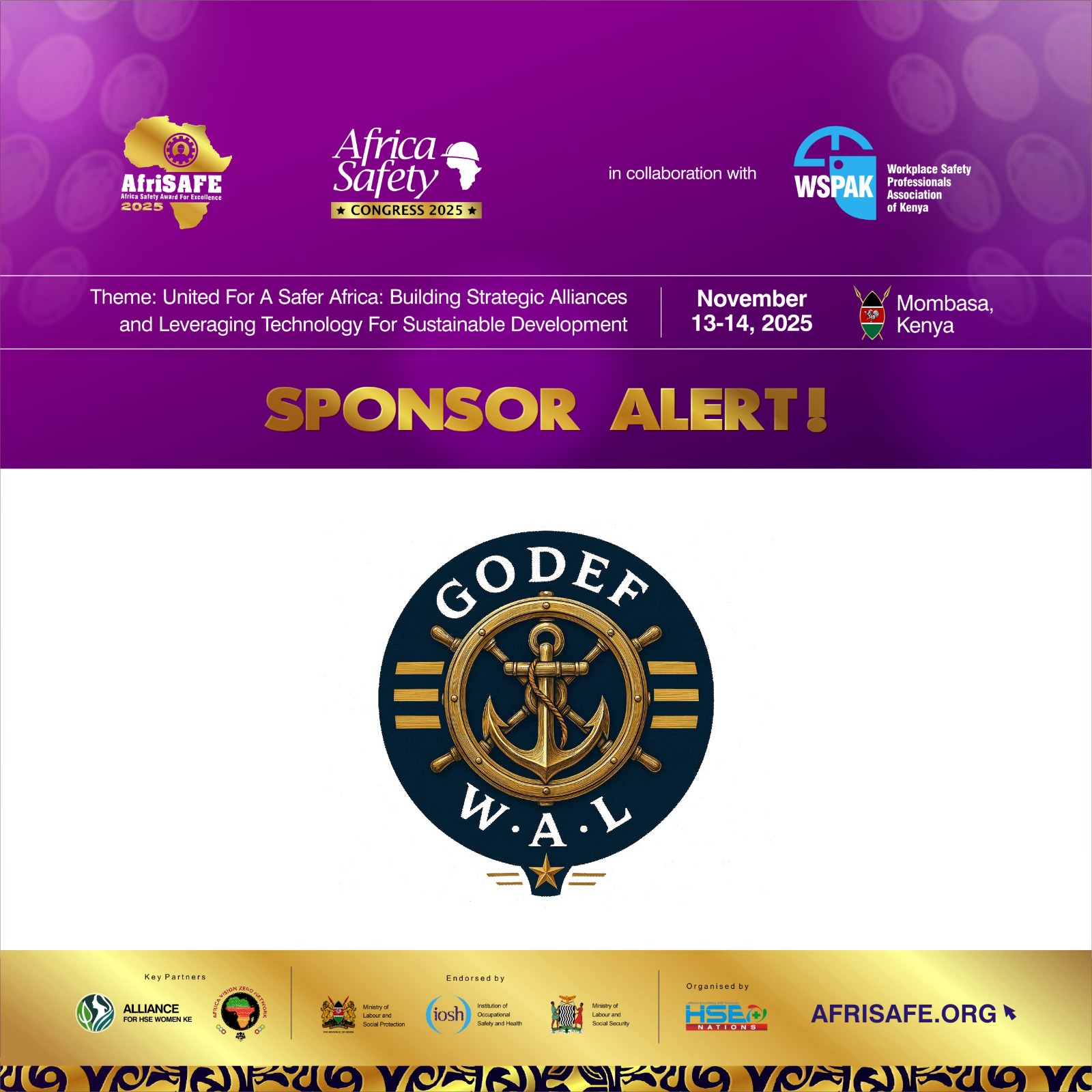 Trusted Maritime and Oil Services Provider Sponsors AfriSAFE 2025